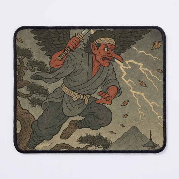 Item preview, Tengu of the Storm Pines designed and sold by KMChronicles.