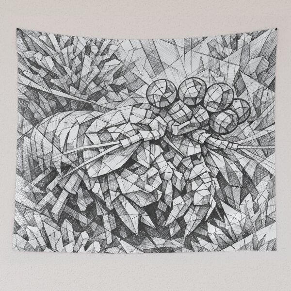 Item preview, Mantis Shrimp Coral Geometry - Surrender to Perception Beyond Reality designed and sold by WildlifeInc.
