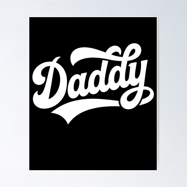 Item preview, Daddy Retro Father's Day Gift Cool Daddy Script designed and sold by Say It With Ink.
