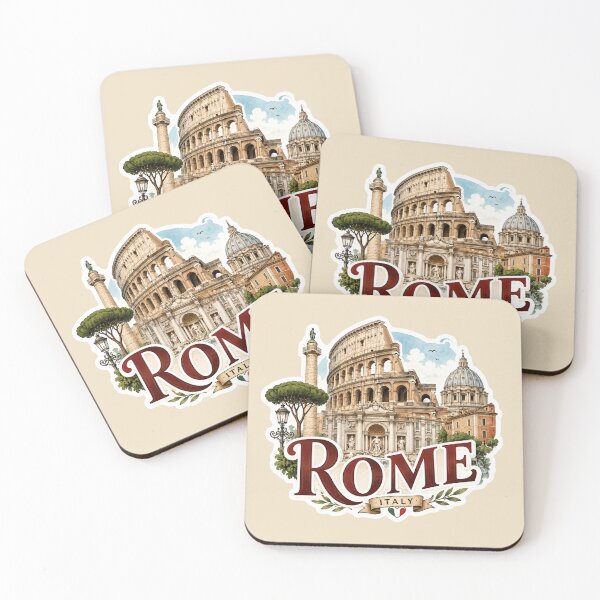 Item preview, Rome, Italy - Colosseum & Eternal City designed and sold by Myra365Art.