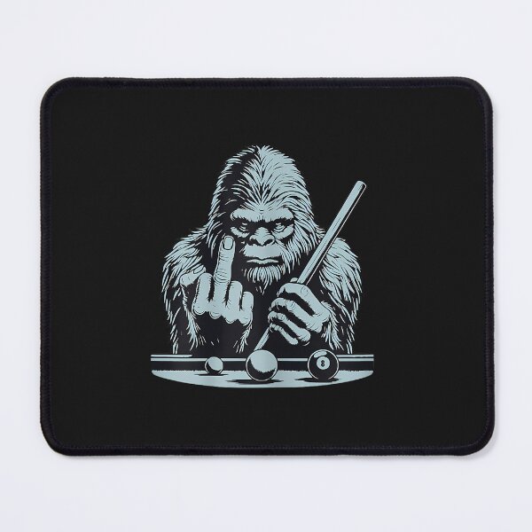 Item preview, Funny Retro Bigfoot Sasquatch Billiards Bassquatch Pool designed and sold by FrankIsabel.