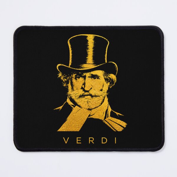Item preview, Giuseppe Verdi golden poster designed and sold by CMYKStudio.