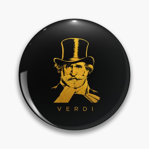 Item preview, Giuseppe Verdi golden poster designed and sold by CMYKStudio.
