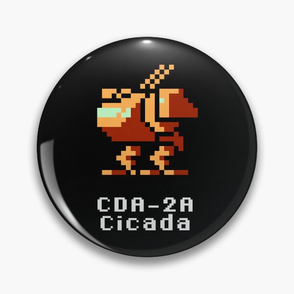 Item preview, Asplenia Studios: SD 8bit Cicada designed and sold by Asplenia Studios.