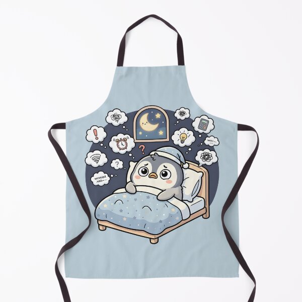 Item preview, Overthinking Again Penguin designed and sold by dreephic22.
