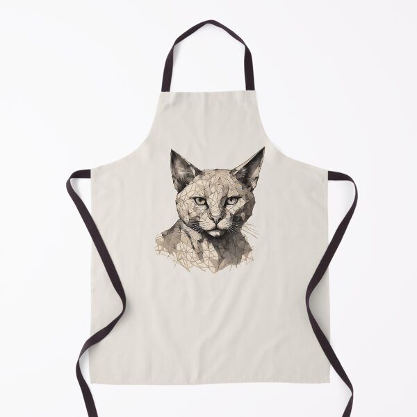 Item preview, Geometric Mosaic Cat – Modern Pet Art designed and sold by Tklezardesigns.