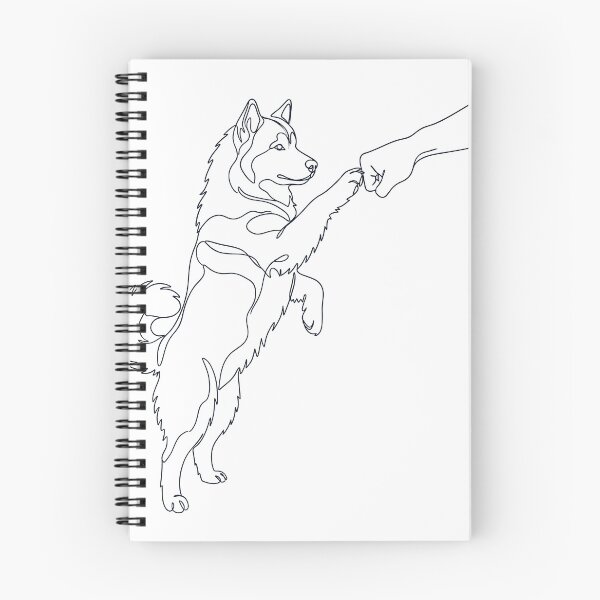 Item preview, Vintage Alaskan Malamute Paw Friend Dog Mom Dad Lover designed and sold by DoodleTortle.