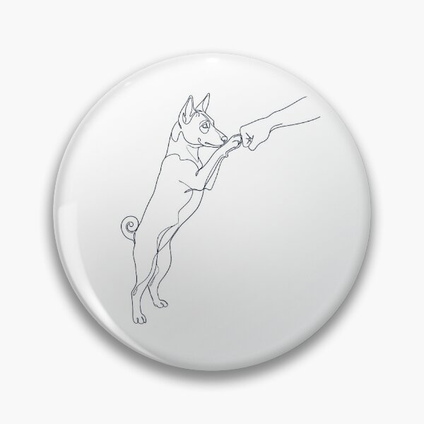Item preview, Vintage Basenji Paw Friend Dog Mom Dad Lover designed and sold by DoodleTortle.