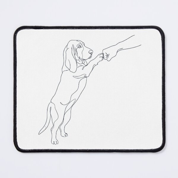 Item preview, Vintage Basset Hound Paw Friend Dog Mom Dad Lover designed and sold by DoodleTortle.