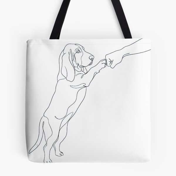Item preview, Vintage Basset Hound Paw Friend Dog Mom Dad Lover designed and sold by DoodleTortle.