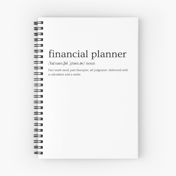 Item preview, Financial Planner Definition – “Part Math Nerd, Part Therapist, All Judgement - Delivered With A Calculator And A Smile.” | Funny Finance Slogan designed and sold by Straight-Up Snark.