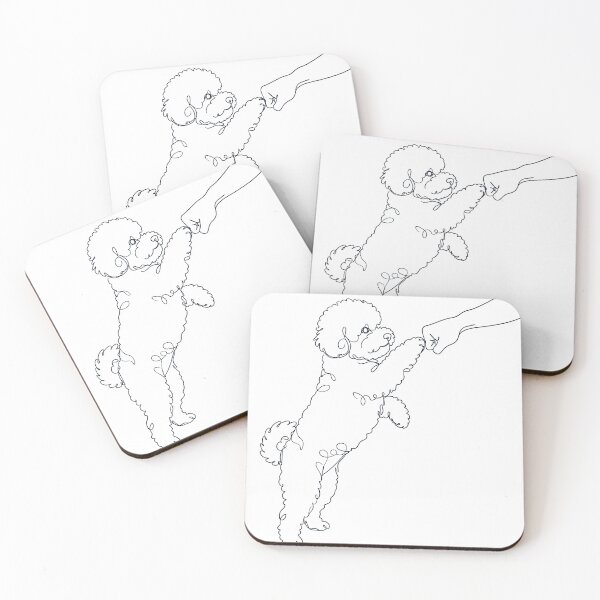 Item preview, Vintage Bichon Frise Paw Friend Dog Mom Dad Lover designed and sold by DoodleTortle.
