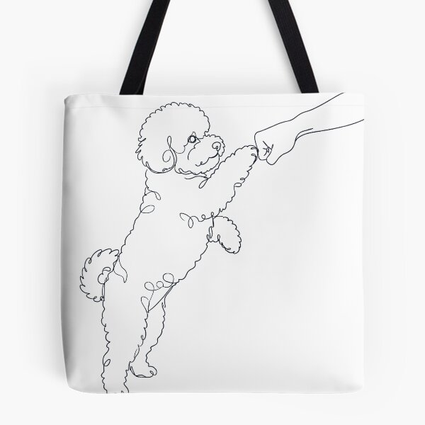 Item preview, Vintage Bichon Frise Paw Friend Dog Mom Dad Lover designed and sold by DoodleTortle.