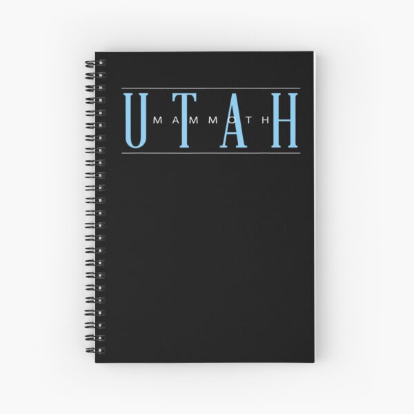Item preview, Utah Mammoth Minimal Black Sports Typography Design designed and sold by LandynBrylee.