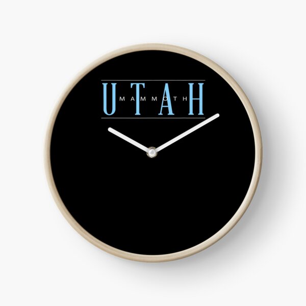 Item preview, Utah Mammoth Minimal Black Sports Typography Design designed and sold by LandynBrylee.