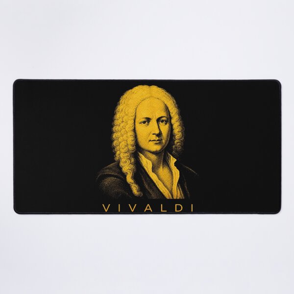 Item preview, Antonio Vivaldi golden poster designed and sold by CMYKStudio.