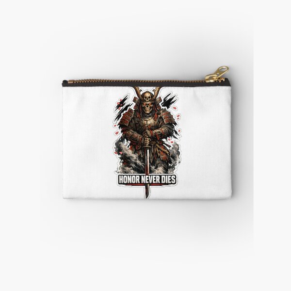 Item preview, Honor Never Dies Skeleton Samurai Katana Warrior Sticker designed and sold by Ecocrushstudio.
