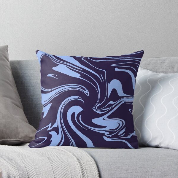 Item preview, Midnight Blue & Lavender Fluid Marble designed and sold by CaramelCo.