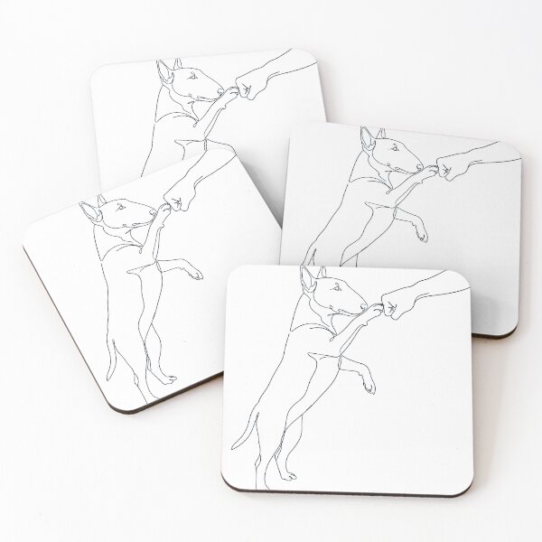 Item preview, Vintage Bull Terrier Paw Friend Dog Mom Dad Lover designed and sold by DoodleTortle.