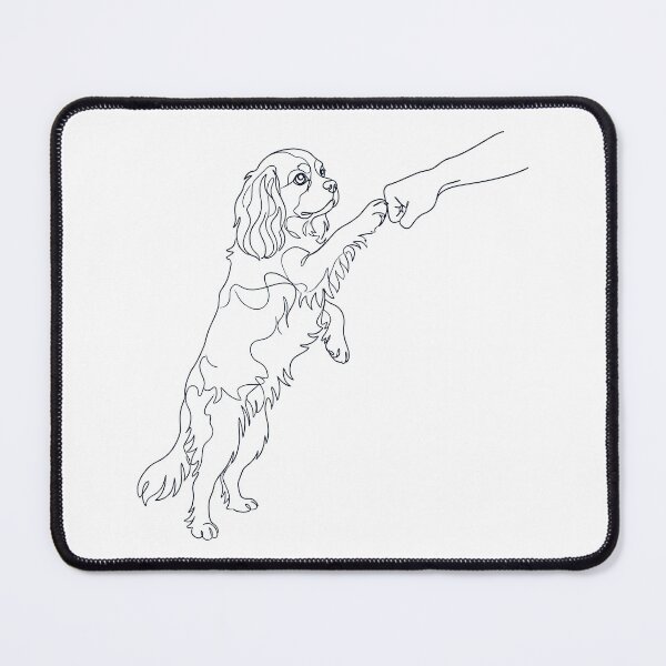 Item preview, Vintage Cavalier King Charles Spaniel Paw Friend Dog Mom Dad Lover designed and sold by DoodleTortle.