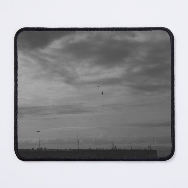 Item preview, musselburgh harbour in monochrome on a spring day (april 2026) (scotland) designed and sold by photosbykel.