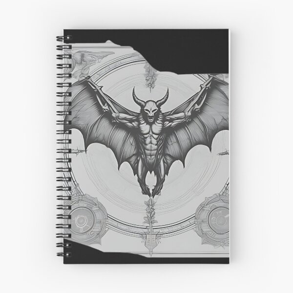 Item preview, Occult Gargoyle Demon Patch, Gothic Bat Wing Nosferatu Engraving designed and sold by DarkOriginArts.