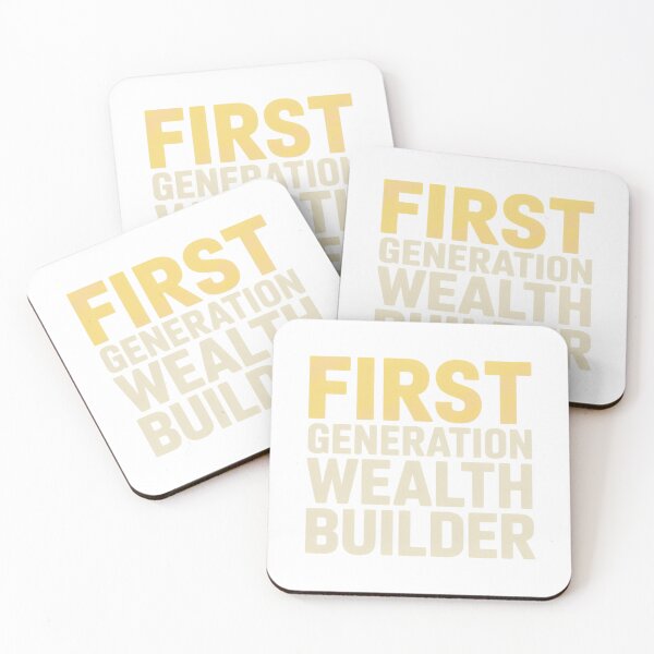 Item preview, First Generation Wealth Builder Merch designed and sold by BrokeNoMoreCo.