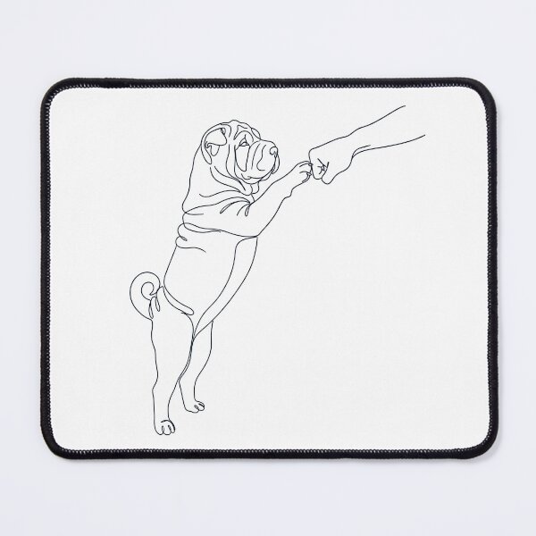 Item preview, Vintage Chinese Shar Pei Paw Friend Dog Mom Dad Lover designed and sold by DoodleTortle.