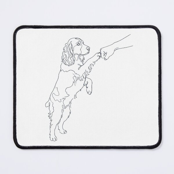 Item preview, Vintage English Springer Spaniel Paw Friend Dog Mom Dad Lover designed and sold by DoodleTortle.