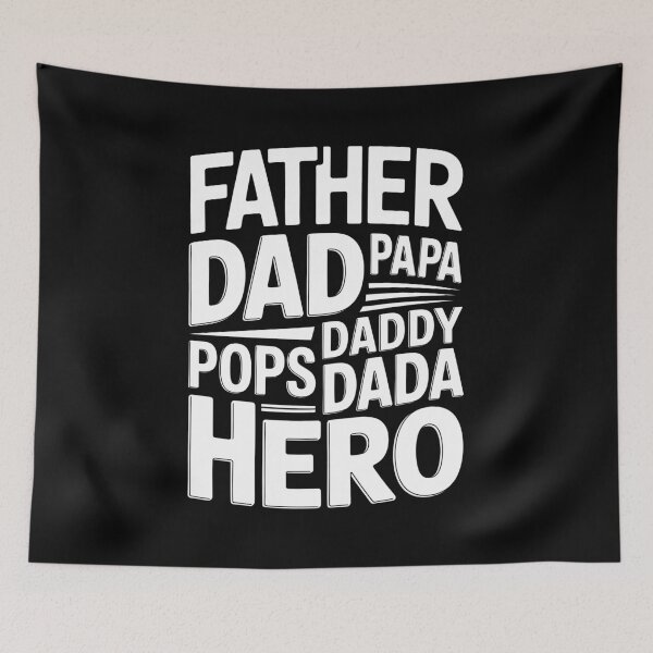 Item preview, Father Dad Papa Daddy Pops Dada Hero Father's Day Gift Every Name for Dad designed and sold by Say It With Ink.
