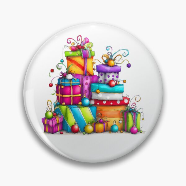Item preview, Christmas Rainbow Magical Presents Wrapped In Bright Colors designed and sold by DEC02.