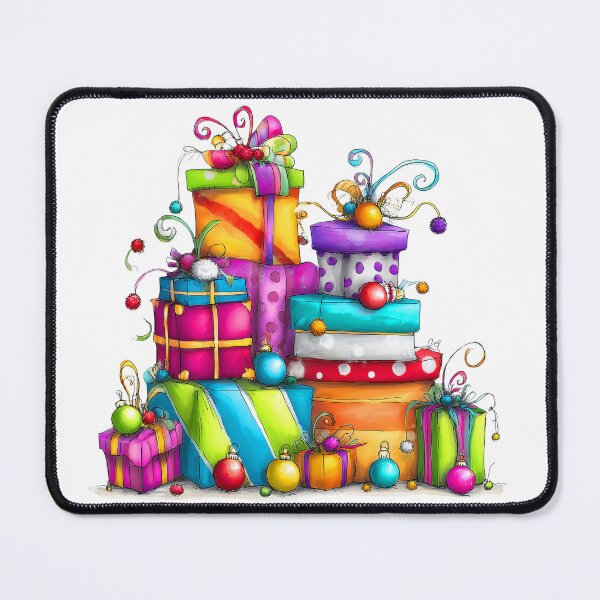 Item preview, Christmas Rainbow Magical Presents Wrapped In Bright Colors designed and sold by DEC02.
