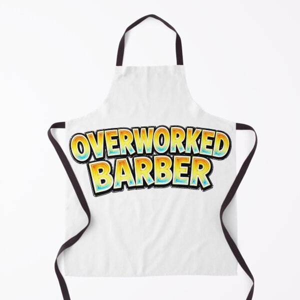 Item preview, Overworked Barber Tired Hair Stylist designed and sold by Mac Sketches.
