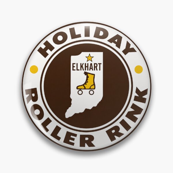 Item preview, Holiday Roller Rink Elkhart Indiana Roller Skating Rink Sticker Decal Label designed and sold by tislord.