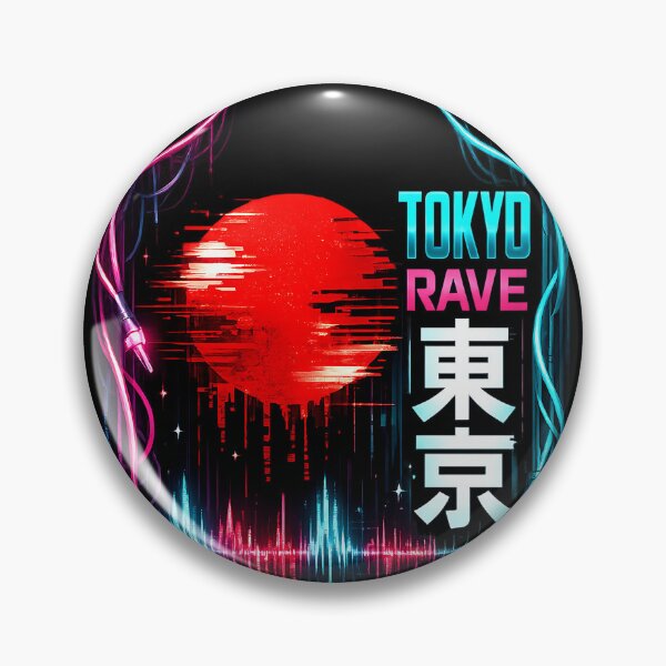 Item preview, Tokyo Cyberpunk Techno Rave Global Tour designed and sold by  ZenRave Designs.