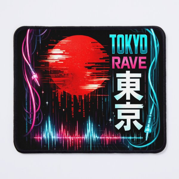 Item preview, Tokyo Cyberpunk Techno Rave Global Tour designed and sold by ZenRave Designs.