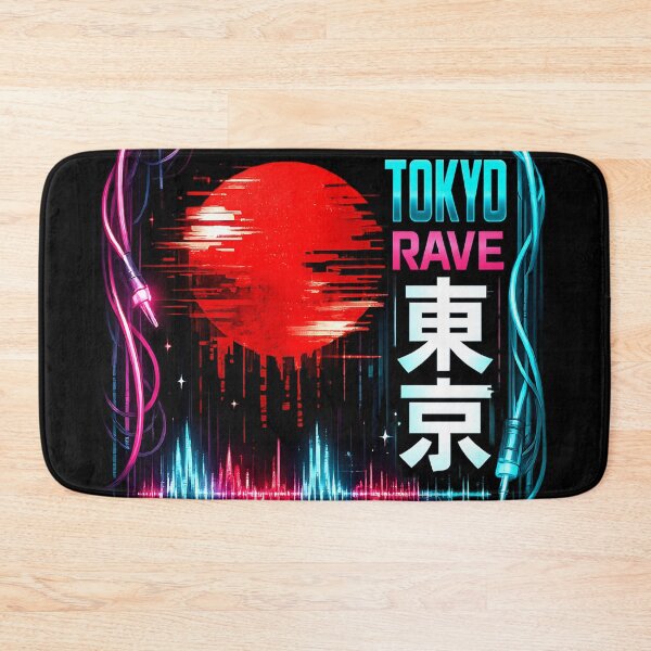 Item preview, Tokyo Cyberpunk Techno Rave Global Tour designed and sold by  ZenRave Designs.