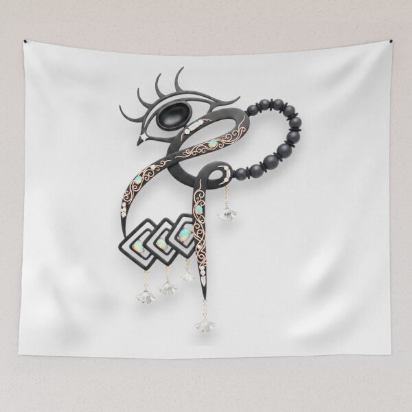 Item preview, The Obsidian Eye & Ginkgo Leaf Brooch designed and sold by blacK1982White.