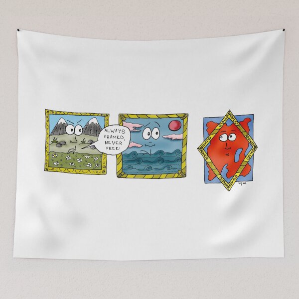 Item preview, Frame Club Rules – Surreal Art Comedy designed and sold by MyxaART.