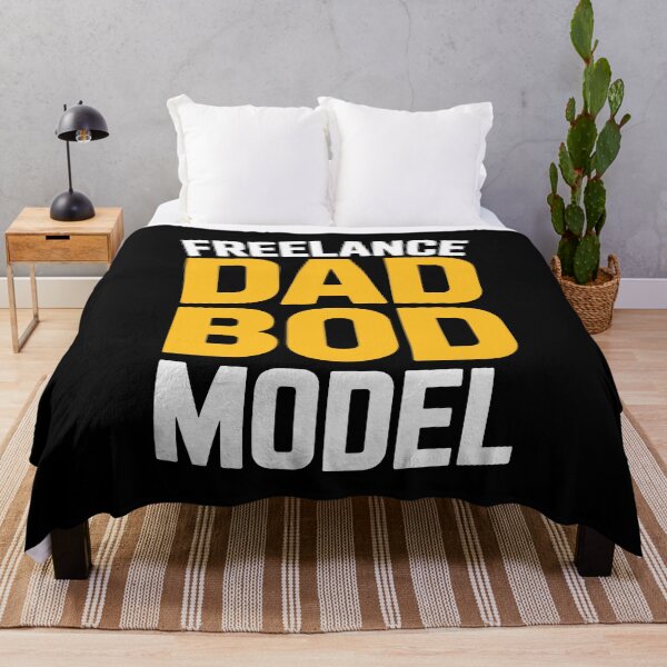 Item preview, Freelance Dad Bod Model Funny Dad Father's Day Gift Dad Bod Humor designed and sold by Say It With Ink.