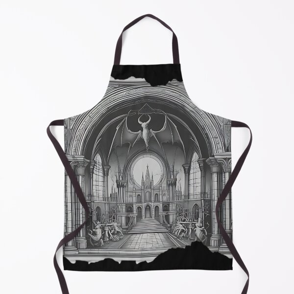 Item preview, Gothic Cathedral Demon Patch, Vampire Castle Architecture Art designed and sold by DarkOriginArts.