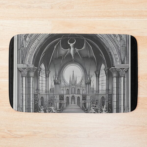 Item preview, Gothic Cathedral Demon Patch, Vampire Castle Architecture Art designed and sold by DarkOriginArts.