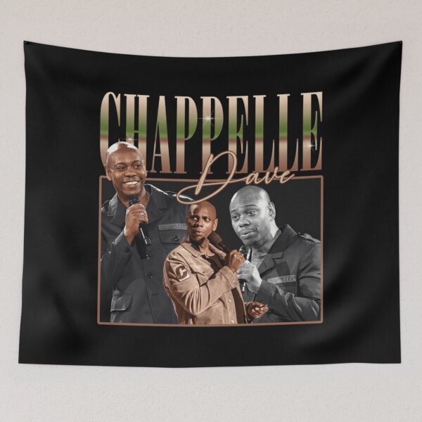 Item preview, Dave Chappelle Comedy Ensemble Vintage Portrait Poster Design designed and sold by LandynBrylee.