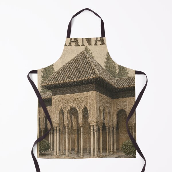 Item preview, Granada Alhambra Palace Vintage Travel Poster Art Print designed and sold by Clavivs.