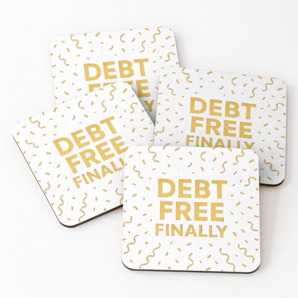 Item preview, Debt Free Journey, perfect gift after becoming debt free designed and sold by BrokeNoMoreCo.