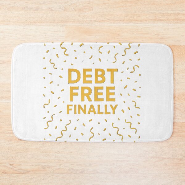 Item preview, Debt Free Journey, perfect gift after becoming debt free designed and sold by BrokeNoMoreCo.