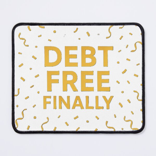 Item preview, Debt Free Journey, perfect gift after becoming debt free designed and sold by BrokeNoMoreCo.