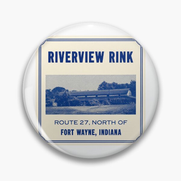 Item preview, Riverview Park Fort Wayne Indiana Roller Skating Rink Sticker Decal Label designed and sold by tislord.