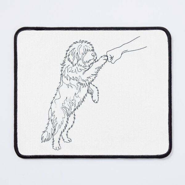 Item preview, Vintage Old English Sheepdog Paw Friend Dog Mom Dad Lover designed and sold by DoodleTortle.