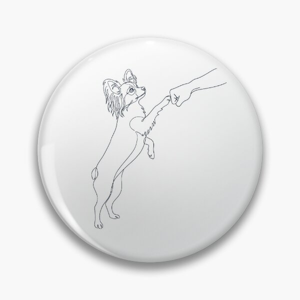 Item preview, Vintage Papillon Paw Friend Dog Mom Dad Lover designed and sold by DoodleTortle.